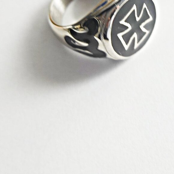 Vintage Ankh Mens Ring Stainless Steel Size 11 brand new - Picture 2 of 2